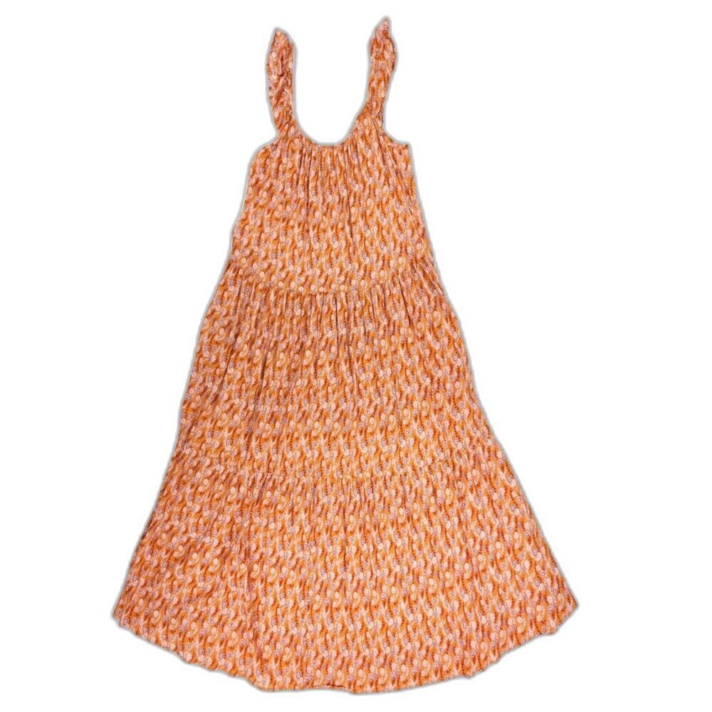 NEW Xirena Rumer Tiered Midi Dress Laurel Floral Cottagecore Boho Prairie Meadow - Picture 5 of 9
